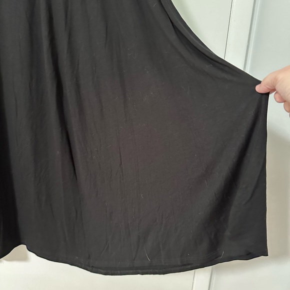 I.N. Studio Woman size 2X maxi black rayon/spandex - Picture 3 of 6
